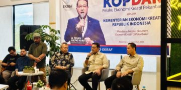 Menekraf dan Agung Nugroho Dorong Pengembangan Ekonomi Kreatif di Pekanbaru