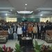Direktur Utama PT Surveyor Indonesia Sandry Pasambuna berfoto bersama Mahasiswa UNRI didampingi Pimpinan Cabang 3 Entitas IDSurvey Pekanbaru, Wahyu dari PTSI, M Yusran dari PT BKI dan Ariq dari PT SCI juga didampingi oleh Wakil Rektor III dan Wakil Rektor IV UNRI bersama seluruh perwakilan 3 Entitas IDSurvey Pekanbaru