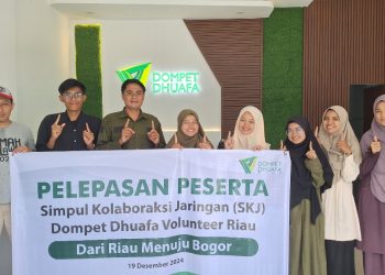 Lima Relawan Asal Riau Ikuti Pelatihan Siaga Bencana DMC Dompet Dhuafa di Bogor