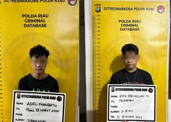 Edarkan Narkoba di THM, Polda Riau Bekuk Dua Mahasiswa