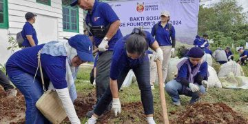 Goro dan Bakti Sosial dalam rangkaian acara RGE Founder's Day tahun 2024, Sabtu (30/11/2024).