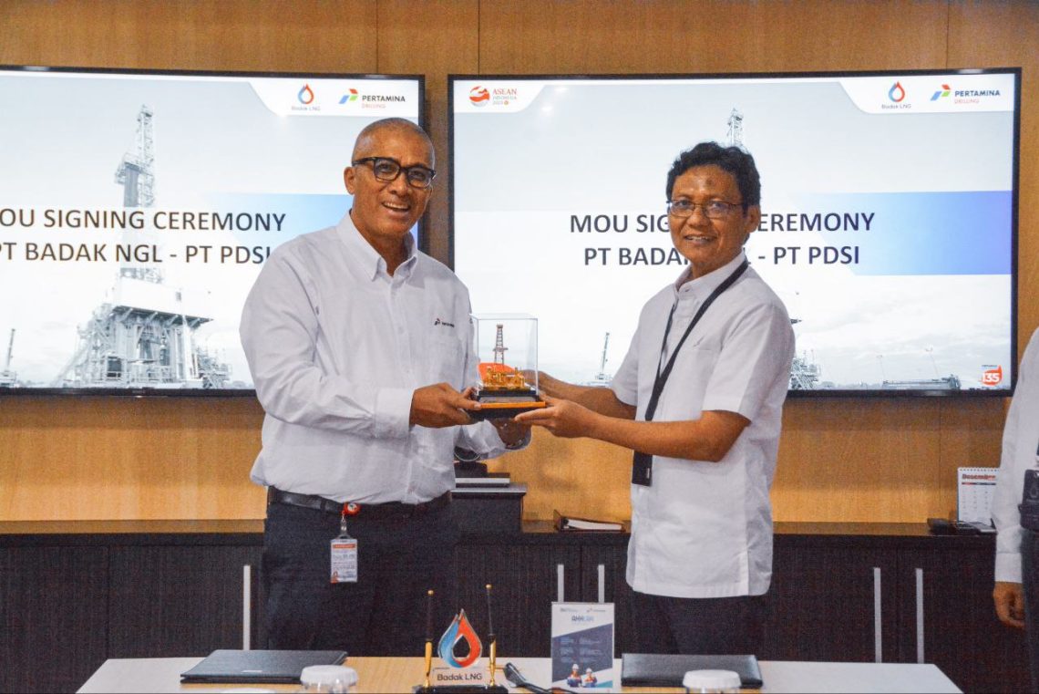 Pertamina Drilling dan Badak LNG Sepakat Terapkan Sistem Gas Online Terintegrasi
