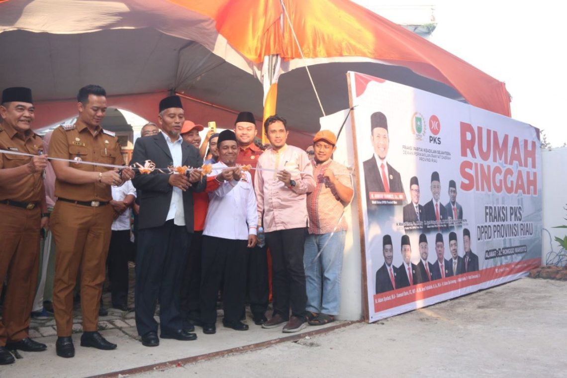 Fraksi PKS DPRD Riau Resmikan Rumah Singgah Gratis untuk Warga Berobat di Pekanbaru