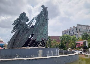 Polisi Tangkap Pencuri Lempengan Tembaga Tugu Zapin