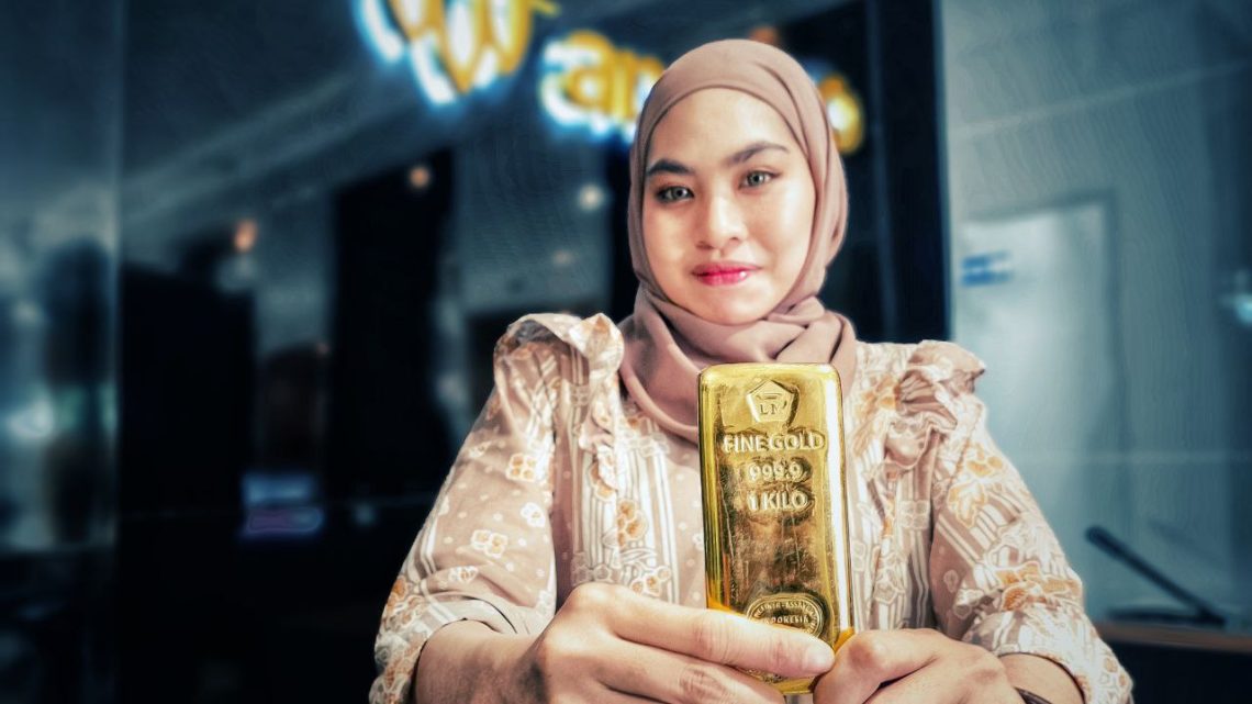 Harga Emas Antam Meroket Jelang Idulfitri 2025