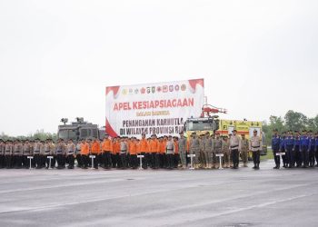 Riau Tuan Rumah Apel Siaga Karhutla Nasional 2025