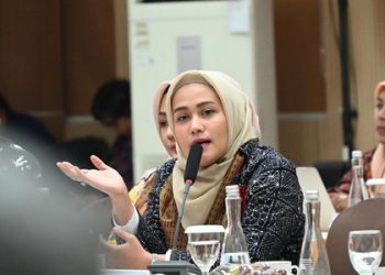 Ket foto : Anggota Dewan Perwakilan Rakyat Republik Indonesia (DPR RI) Fraksi Partai Golkar, Dr Hj Karmila Sari, S.Kom, M.M,