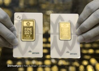 Harga Emas Antam Naik, 1 Gram Tembus Rp1,968 Juta pada Awal Pekan Ini