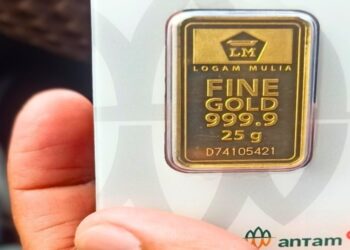 Harga Emas Antam Naik Rp24.000, Tembus Rp1,97 Juta per Gram
