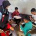 Suasana di daycare di Estate Pelalawan saat putra-putri para pekerja di area operasional fiber PT Riau Andalan Pulp and Paper (RAPP) bermain bersama.