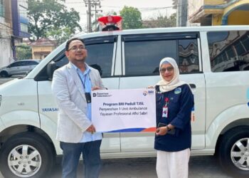 Yayasan Profesional Afisi Sabri Dapat Bantuan Ambulance dari BRI Peduli