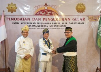 Kesultanan Batara Saur Darussalam Teken MoU dengan Ordo Kesatria Prusia di Riau
