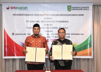 BRK Syariah dan Pemkab Inhu Jalin Sinergi, Perkuat Pengelolaan Keuangan Daerah Berbasis Digital