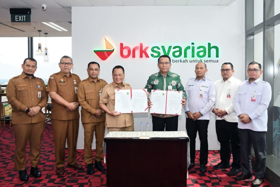 Perkuat Sinergi Daerah, BRK Syariah dan Pemkab Rokan Hilir Teken MoU Layanan Perbankan