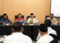 Keterangan foto : Kilang Pertamina Dumai melaksanakan audiensi dengan para pemangku kepentingan dan masyarakat Kelurahan Tanjung Palas dan Jayamukti, bertempat di Hotel Patra Dumai, Rabu 22 Oktober 2025 | Foto: Dok. KPI RU II Dumai.