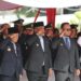 Di Halaman Kantor Gubernur Riau, Bupati Rohul Ikut Upacara HUT ke-80 TNI
