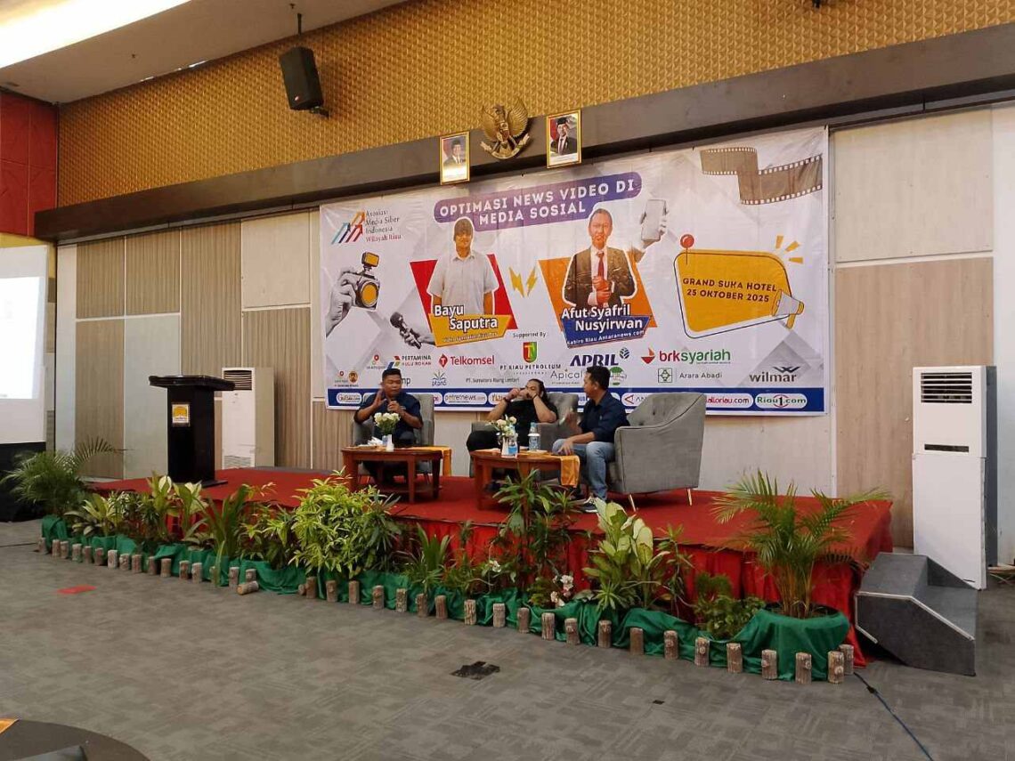 AMSI Riau Gelar Workshop Optimasi News Video di Media Sosial