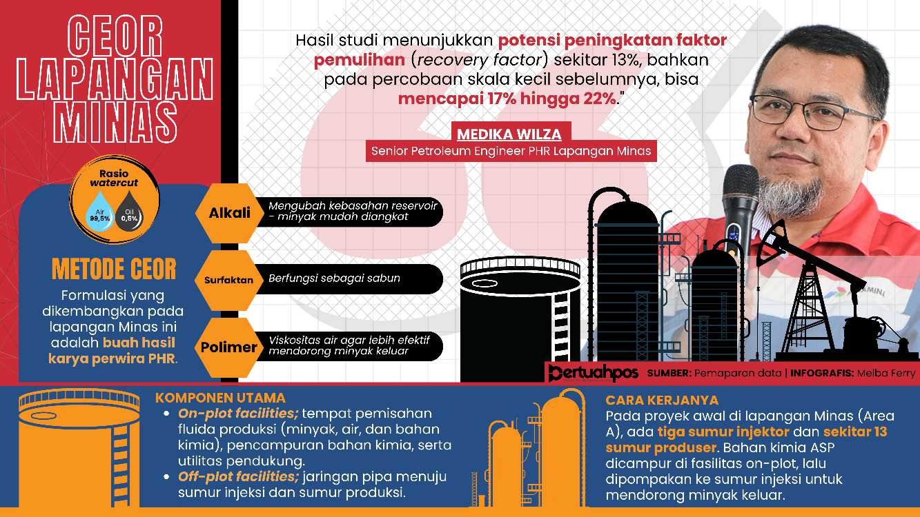 Alur kerja CEOR di Lapangan Minas