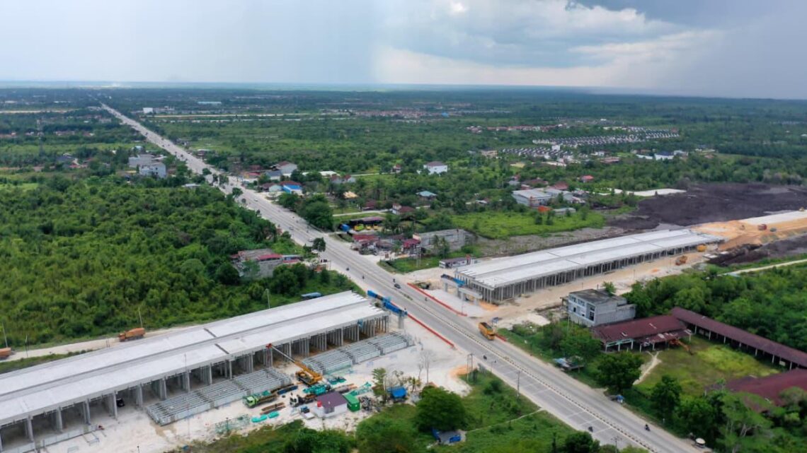 Pekerjaan Erection Girder Tol Lingkar Pekanbaru, Jalan Pekanbaru–Padang Berlaku Sistem Buka-Tutup
