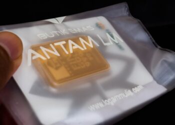 Harga Emas Antam (ANTM) Turun Rp12.000, Kini di Level Rp2,27 Juta per Gram
