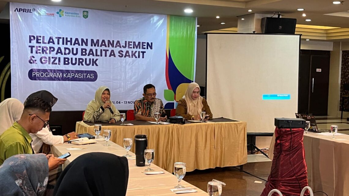 Pelatihan Manajemen Terpadu Balita Sakit (MTBS) dan Gizi Buruk diselenggarakan oleh PT Riau Andalan Pulp and Paper (RAPP) melalui Program KAPASITAS bekerja sama dengan Yayasan Dokter Peduli (doctorSHARE).