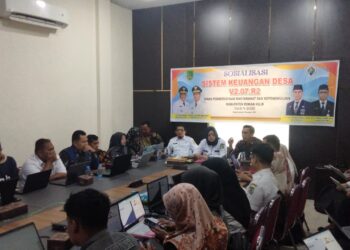 BRK Syariah Gelar Edukasi Teknis Pengelolaan Dana Desa bagi 159 Perwakilan Desa di Rohil