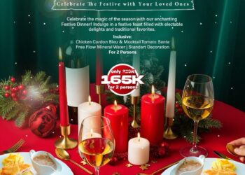 Rayakan Natal dengan Paket Joyful Dinner KHAS Pekanbaru, Cuma Rp165 Ribu Berdua