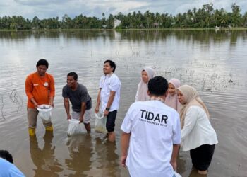Ketua Gerindra Kuansing Serap Aspirasi Warga dan Tebar 10 Ribu Benih Ikan