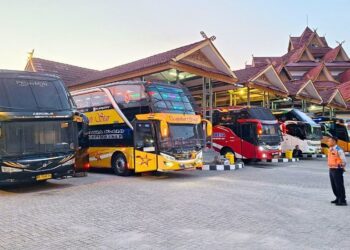 Cuaca Ekstrem Tahan Arus Liburan Akhir Tahun, Belum Ada Lonjakan Penumpang di Terminal BRPS Pekanbaru