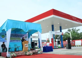 Bupati Siak Resmikan SPBU DODO Mini Milik Koperasi di Kuala Gasib