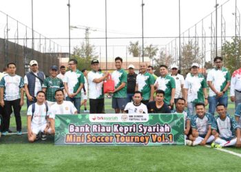 Tekankan Soliditas, BRK Syariah Gelar Turnamen Mini Soccer Wilayah Kepri