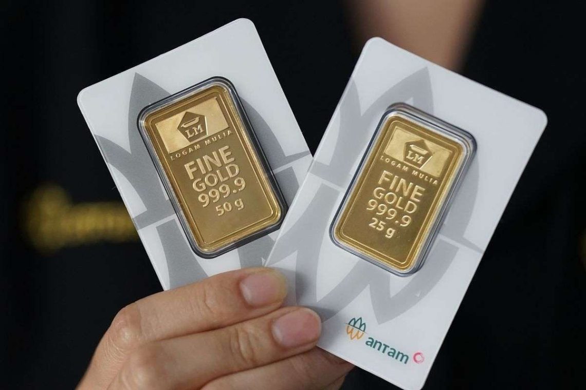 Cek Harga Emas Pegadaian Hari Ini 20 Februari 2026. Harga Emas Antam Ambles Rp97.000 Sepekan, Jatuh dari Level Rp3 Juta per Gram