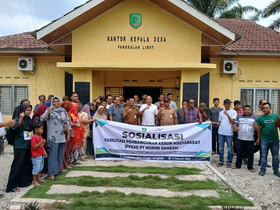 Warga Desa Pangkalan Ribu Bengkalis Dapat Pencerahan soal Alur FPKM dari PT Murini Samsam