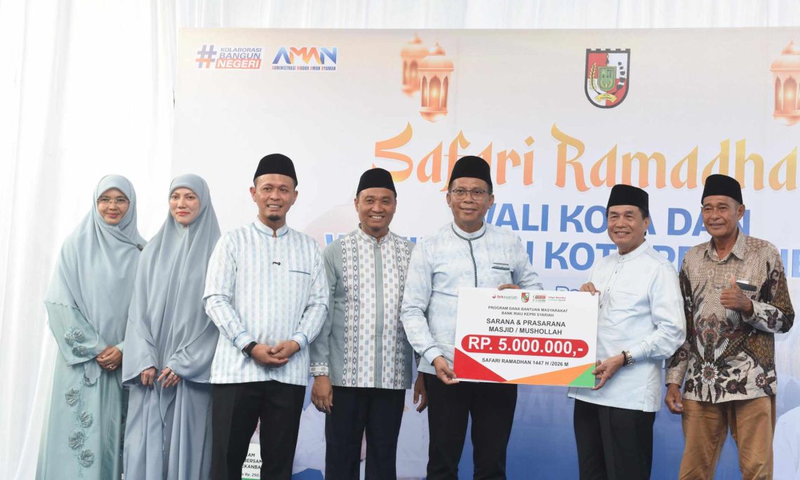 Sinergi Ramadan: BRK Syariah dan Pemko Pekanbaru Dorong Perbaikan Fasilitas Masjid