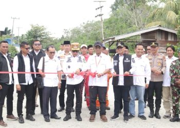 Bupati Asmar Resmikan Jalan Batang Malas–Tenan 18 Km, Dorong Konektivitas Meranti