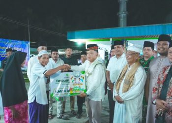 Bupati Asmar Hadiri Safari Ramadan di Desa Wonosari Rangsang, Ajak Warga Perkuat Kebersamaan