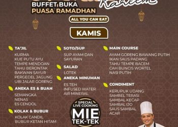 Buffet Ramadan KHAS Pekanbaru Hotel Tawarkan Menu Spesial Kamis, Hadirkan Live Cooking Mie Tek-Tek
