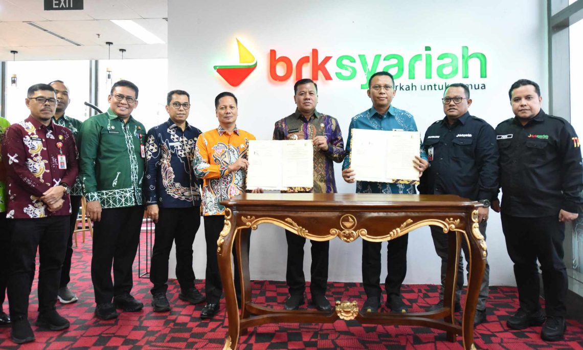 Dorong Pembangunan Daerah, BRK Syariah dan Pemkab Kuansing Sepakati Kerja Sama Perbankan