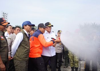 Pimpin Apel Siaga Karhutla Nasional di Riau, Menko Polkam Tekankan Peran Aktif Perusahaan Cegah Karhutla