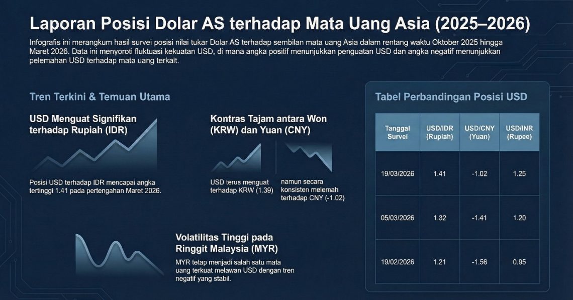 Badai Timur Tengah Hantam Mata Uang Asia, Won Terkapar, Rupiah Intip Level 17.000