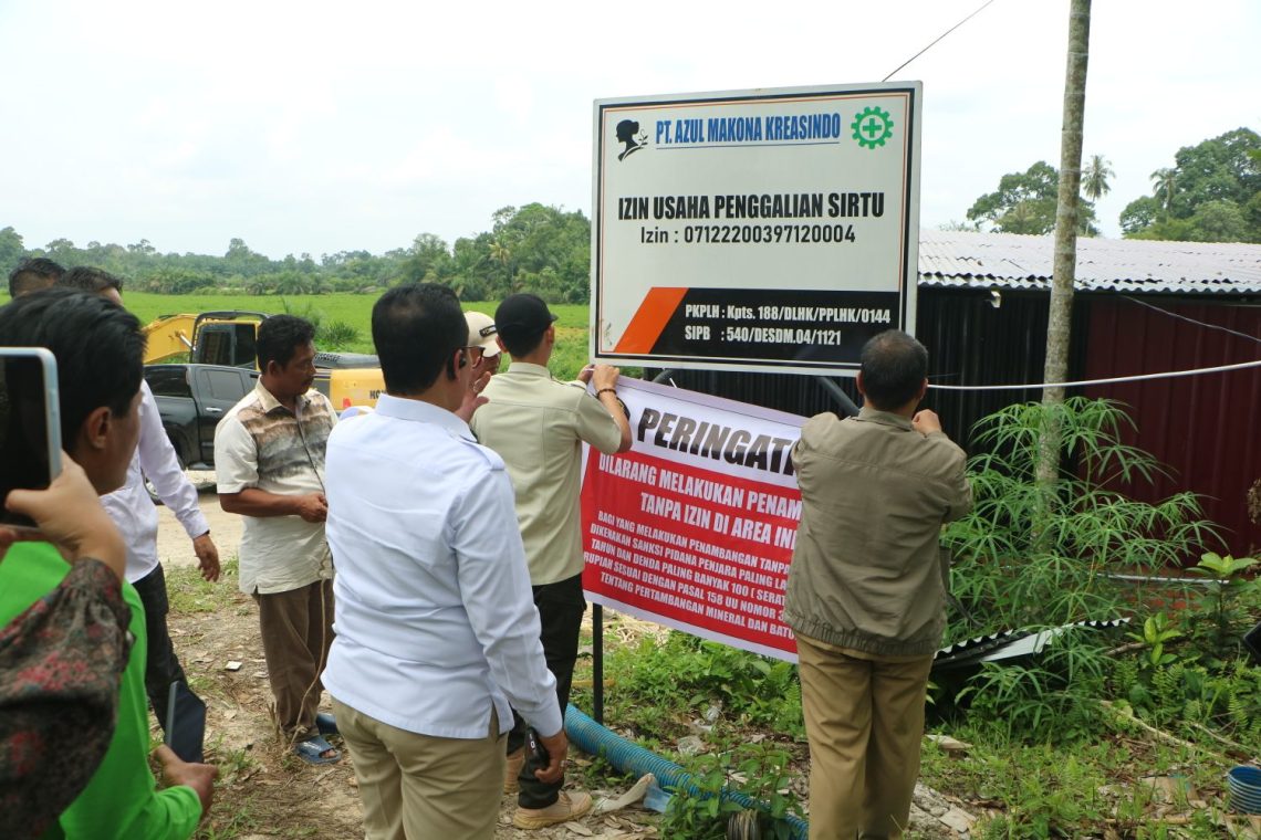 Pemprov Riau Sidak Tambang Galian C di Kampar