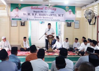 Momen Hangat Safari Ramadan, Plt Gubri SF Hariyanto Santuni Anak Yatim di Bagan Siapi-api