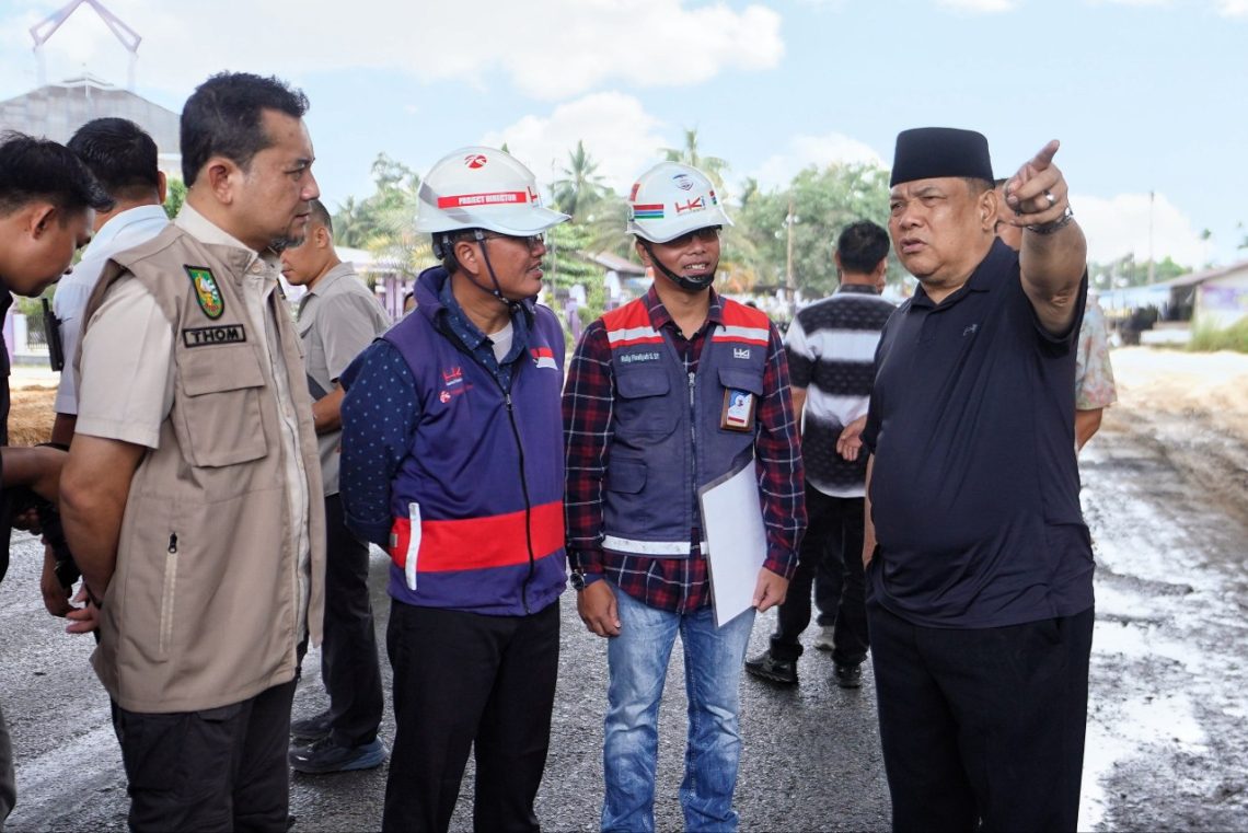 Pemprov Riau Sinergi dengan HK, Jalan Sungai Sibam-Petapahan Mulus