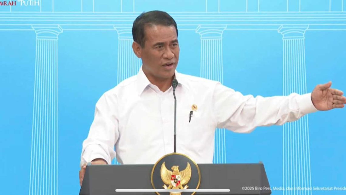 Mentan Amran Pastikan Stok Beras Nasional Pecah Rekor Tertinggi Sepanjang Sejarah RI