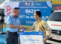 BRI Serahkan Ambulans dan 3.000 Paket Sembako di HUT ke-80 TNI AU