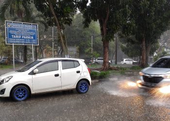Cuaca Riau 27 April 2026, Hujan Sedang Siang-Sore, Waspada Petir di Empat Kabupaten Ini