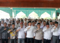 Wakil Bupati Pelalawan, Husni Tamrin buka manasik haji tingkat Kabupaten Pelalawan Tahun 1447 Hijriah/2026 Masehi, Rabu (15/4/2026)