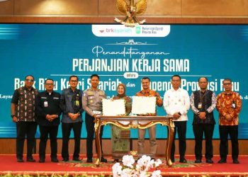 Minimalisir Kebocoran PAD, Bapenda Riau MoU Dengan BRK Syariah Terkait Pembayaran Pajak Secara Digital