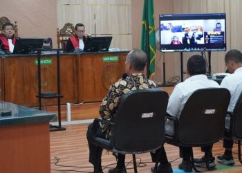 Kesaksian Aditya di Sidang Abdul Wahid “Saya Tidak Melihat Pak”