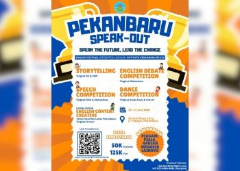 Vision Training Centre Gelar English Festival Pekanbaru Speak-Out, 5 Kategori Lomba Dibuka